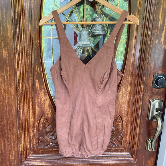 1930s/40s Jantzen Swimsuit Original Pin Up Cotton Swimming V Neck Low Back - Picture 2 of 16